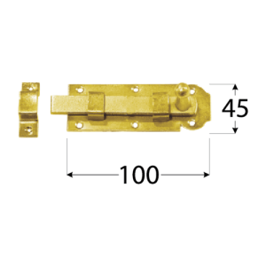 W 100 REZA ZA VRATA 100 X45 MM 8502